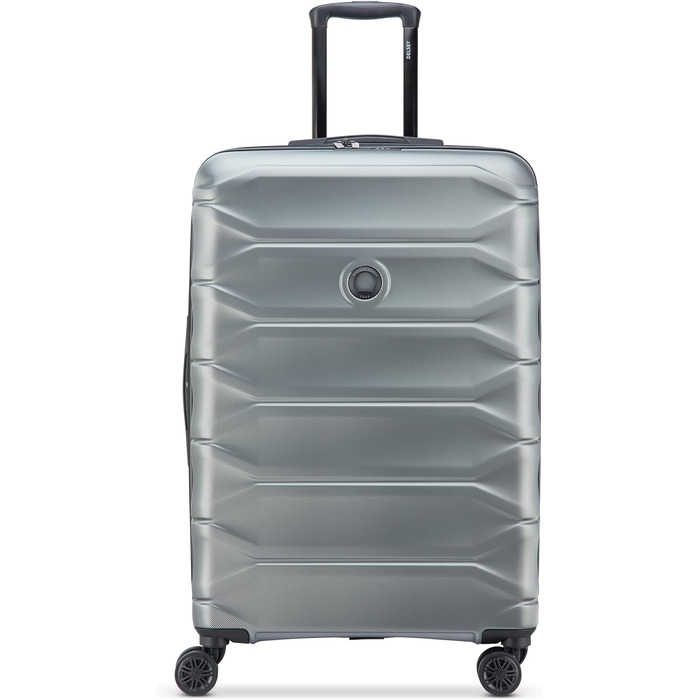 Валіза для подорожей DELSEY Paris Meteor Graphite L, великий XL тролей XL (50x32x78 см), розширювана, полікарбонат