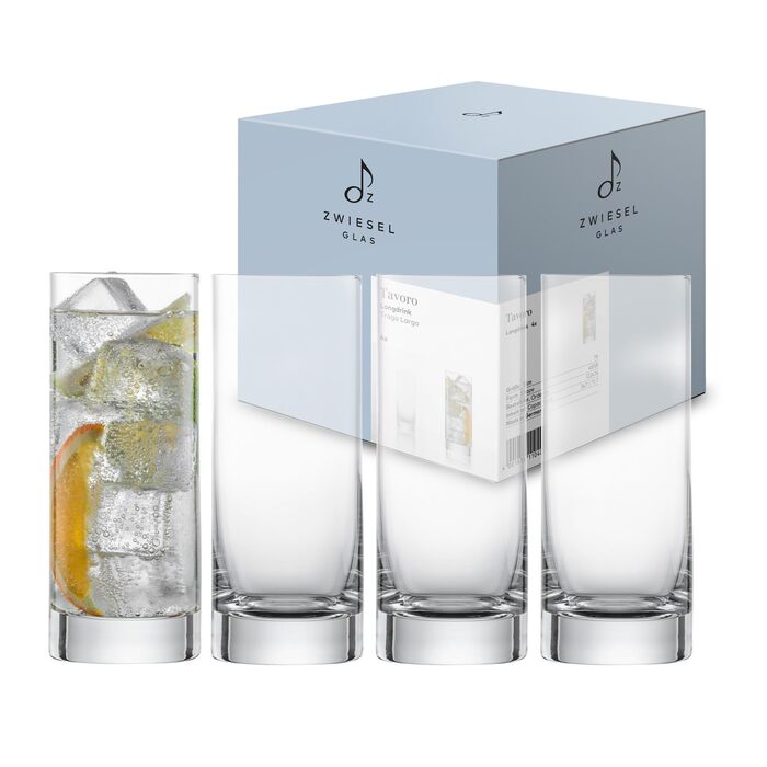 Склянки для віскі Zwiesel Glas Tavoro, 0.4 л, набір 4 шт., сумісний з посудомийною машиною, Tritan-кришталь, Made in Germany