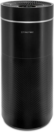 Повітряочисник Trotec AirgoClean 170+ – HEPA фільтр для алергіків – для приміщень до 42 м² / 105 м³, видаляє 99,97% частинок, 5 режимів роботи з турбо-режимом, білий (чорний)