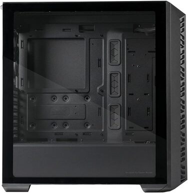 Корпус для ПК Cooler Master MasterBox 520, Mid-Tower ATX, 4 встановлені вентилятори, гартоване скло, ARGB-контролер, чорний