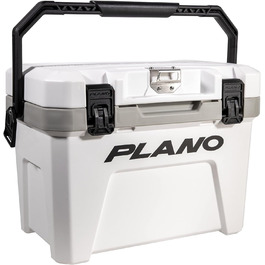 Термоконтейнер Plano Frost 21 л з кошиком, білий/чорний, ізоляційний бокс для льоду для кемпінгу, риболовлі, пікніка