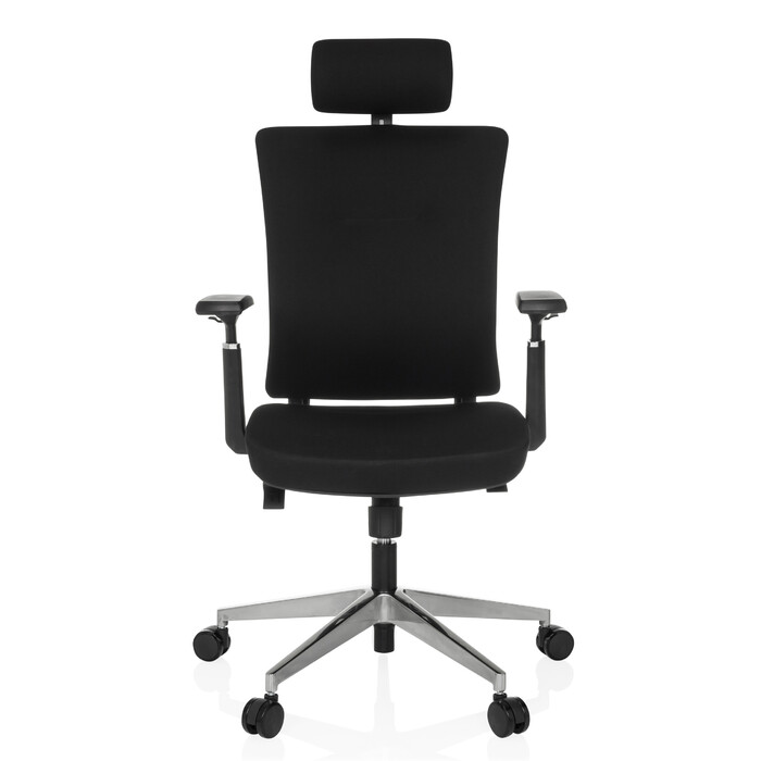Офісне крісло / поворотне крісло CAPTIVO PRO тканина чорний hjh OFFICE