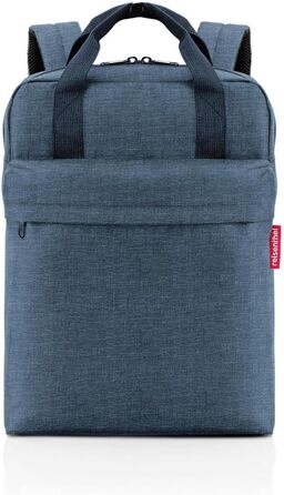 Рюкзак reisenthel allday M Twist Blue – універсальний водонепроникний для подорожей, роботи, покупок, ручна поклажа