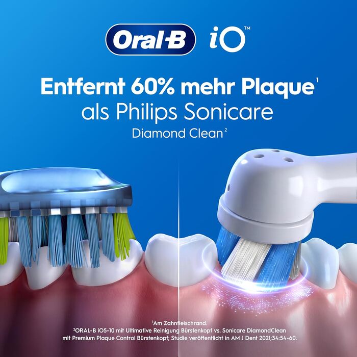 Електрична зубна щітка Oral-B iO Series 2 Forest Green (зелена), 1 щітка, 1 додаткова насадка та білий футляр