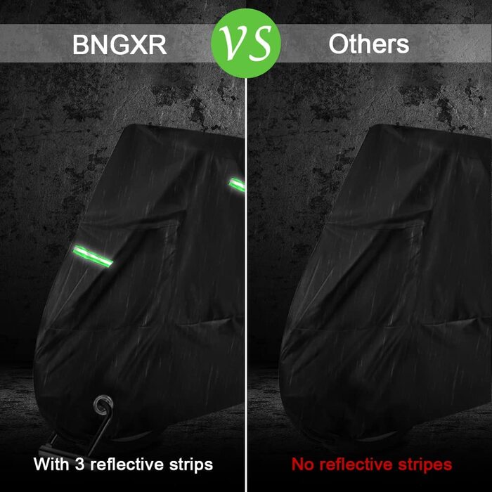 Водонепроникний чохол для мотоцикла BNGXR 190T, захисний тент з отворами для замка, вітрозахисний, UV-захист, 245x105x125 см