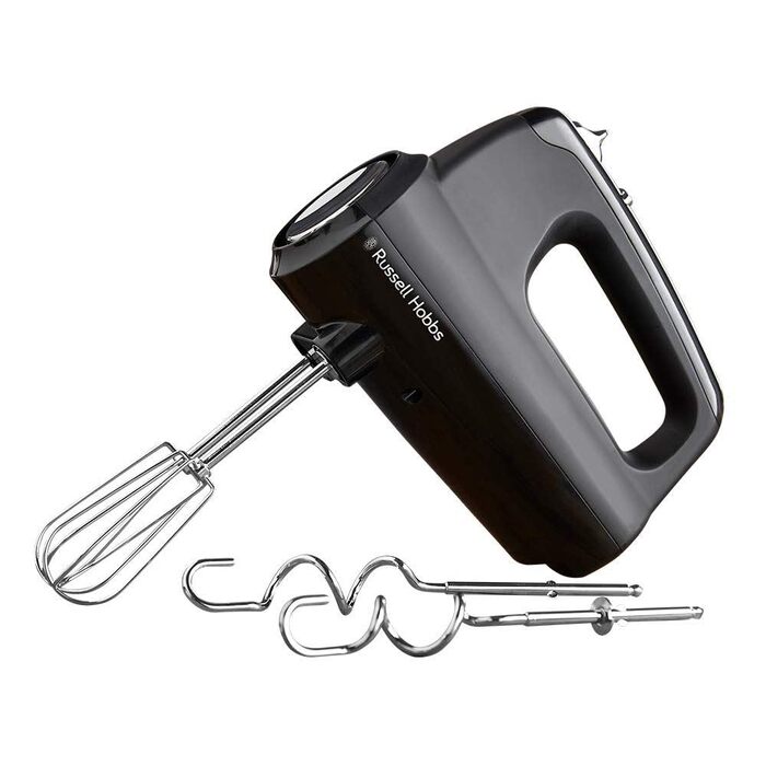 Міксер ручний електричний Russell Hobbs Desire 350W, чорний матовий - для тіста та збивання