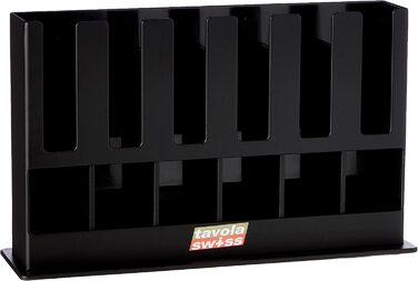 Диспенсер для капсул Nespresso Tavola Swiss 5049031, пластиковий, чорний, на 60 штук, 25x15x7 см