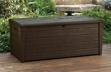 Садова скриня Keter BRIGHTWOOD STORAGE BOX 455 л, коричнева