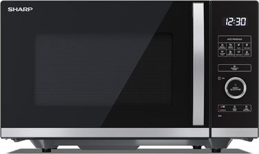 Мікрохвильова піч SHARP QS254AEB 900 Вт, 10 режимів, розморожування, чорна