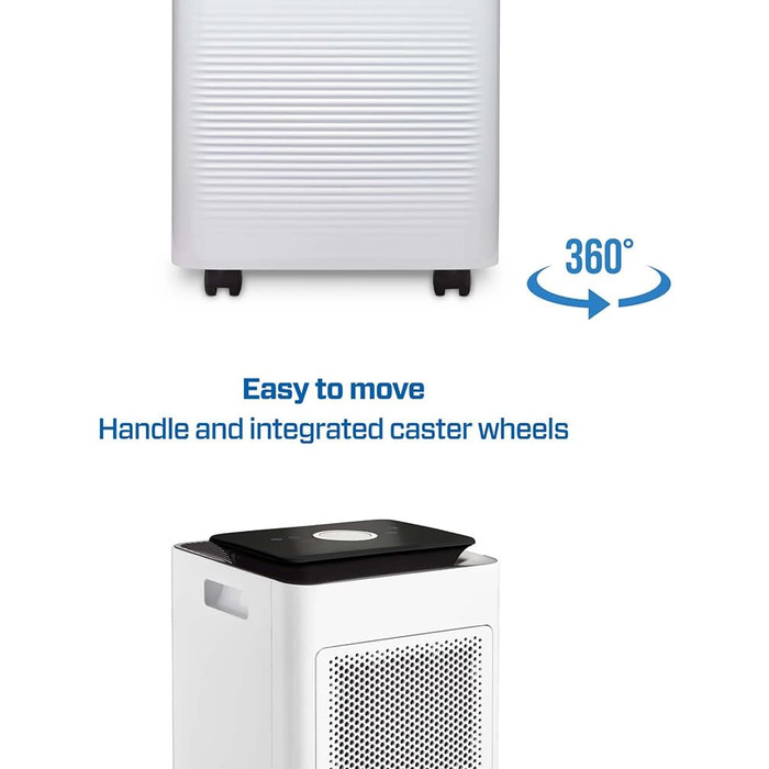 Осушувач-повітряочисник Clean Air Optima CA-704 SMART з HEPA-фільтром та UV-C лампою (10л/добу, до 40м²)