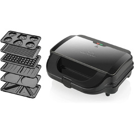 Sandwichmaker ETA Sorento Plus 6-в-1: Вафельниця, гриль, сендвічниця, антипригарне покриття, 900 Вт
