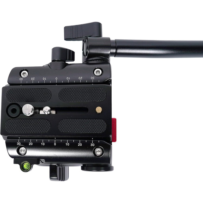 Монопод SIRUI P-324SR+VH-10X з опорною ніжкою і відеоголовою, вуглецевий, 20° нахил, 360° обертання