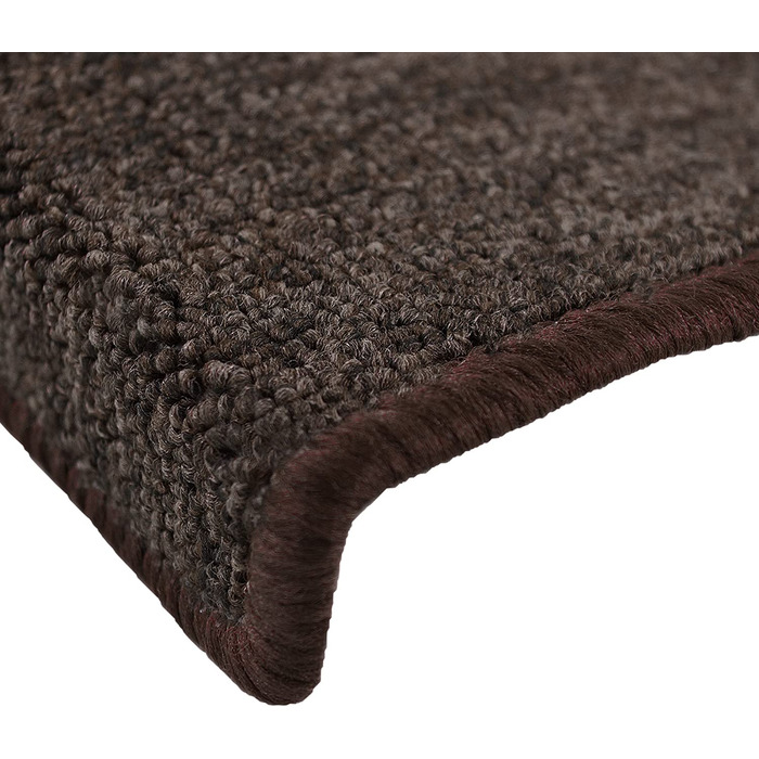 Килимки для сходів Beautissu XXL ProStair, 15 шт, 65x28 см, самоклеючі, протиковзкі, темно-коричневі, для захисту сходинок