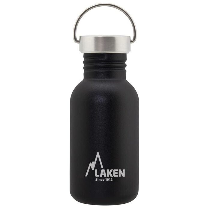 Спортивна пляшка для води LAKEN для хлопчиків, 500 мл, чорна