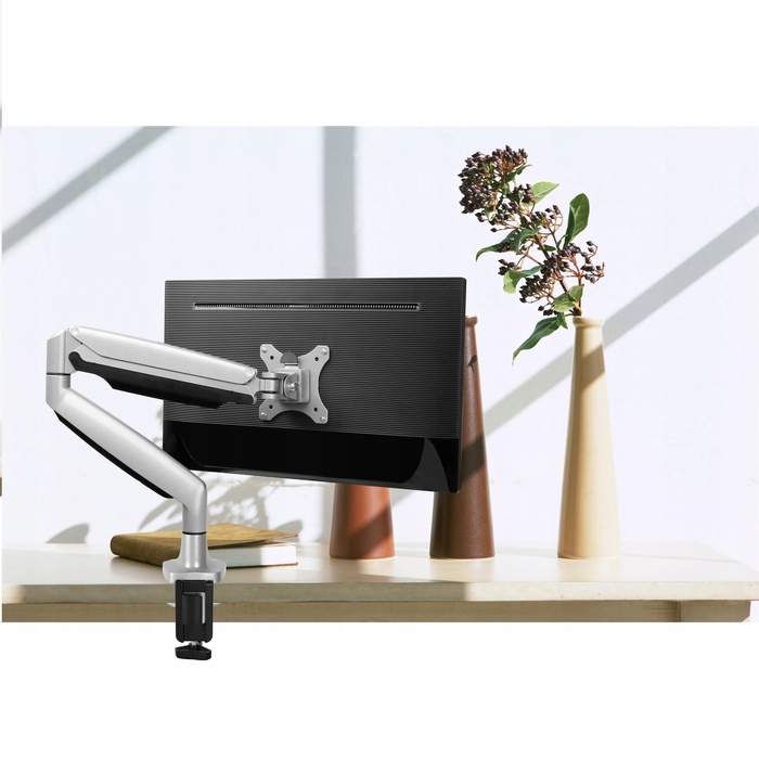 Кронштейн для монітора Hakner, 13-32 дюйми, VESA 75x75/100x100, макс. 9 кг, білий