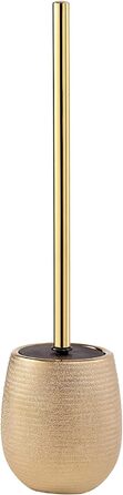 Керамічна туалетна щітка Gedy Gold G-Astrid, 47×11,5×11,5 см, унікальний дизайн, 2 роки гарантії