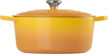 Сковорода Le Creuset Signature з чавуну з кришкою, Ø 28 см, 4.2 л, для всіх типів плит (включно з індукцією), вишнево-червоний колір