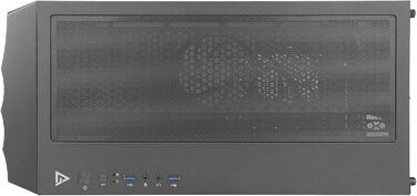 Ігровий корпус Antec DF700 Flux Midi Tower чорний, роздрібна версія, універсальний розмір