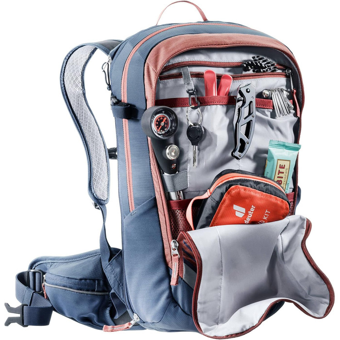 Велосипедний рюкзак Deuter Compact EXP 14, червоно-синій