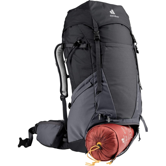 Жіночий туристичний рюкзак deuter Futura Pro 38 SL, чорний/графіт