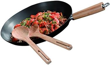 Wok Campingaz для Culinary Modular System, антипригарне покриття, металевий адаптер, з дерев'яними ложками, Ø 35 см, висота 15 см