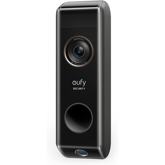 Відеодзвінок eufy Security S330 з двома камерами (на акумуляторі), додаткова камера, бездротовий, з датчиком руху, розпізнавання пакунків, 2K HD, безкоштовне використання