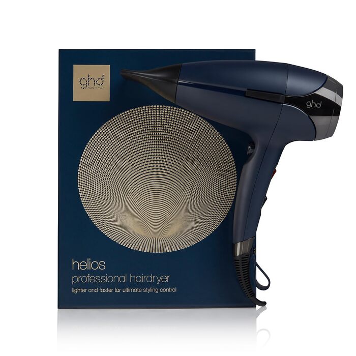 ghd Helios професійний фен для волосся з безщітковим мотором та іонною технологією, темно-синій