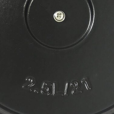 Жаровня Kela Calido, чавунна, чорна, 2,5 л, 10 см