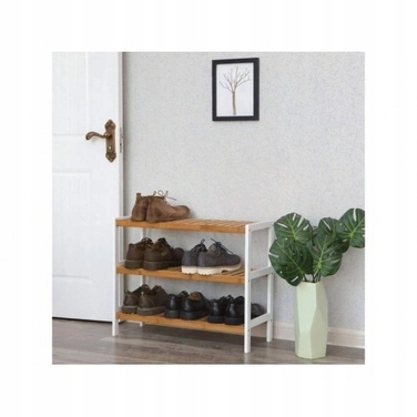 Полічка для взуття Songmics, 70 x 55 x 26 см, відтінки коричневого