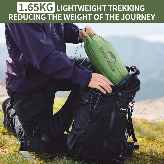 Двомісний намет Naturehike Cloud Up Pro – легкий, водонепроникний, вітростійкий купольний намет для кемпінгу, туризму та подорожей