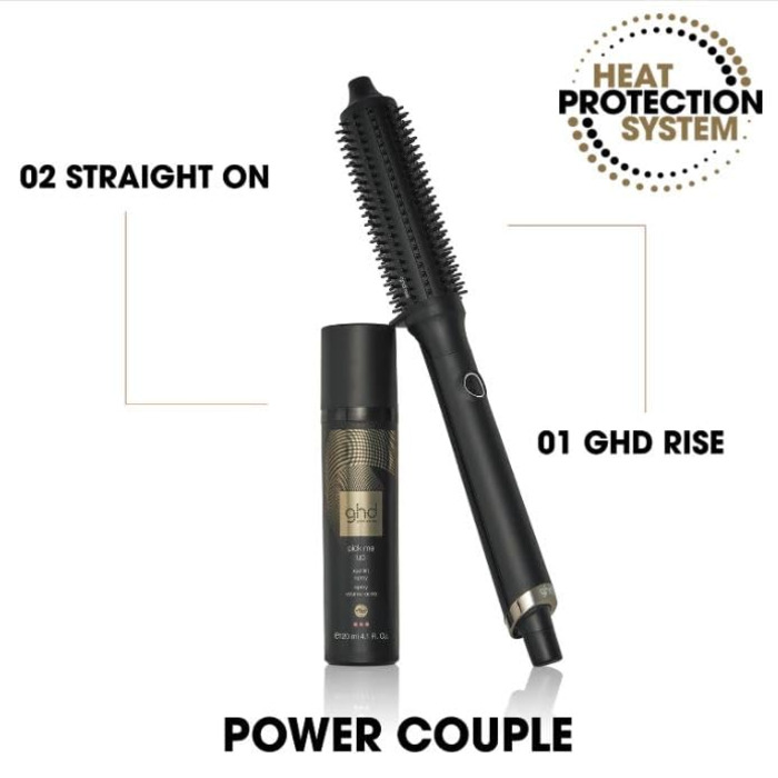 ghd Rise Плойка-щітка для об'єму волосся 32 мм, електрична щітка для укладки та підйому коренів, професійна гаряча щітка для волосся