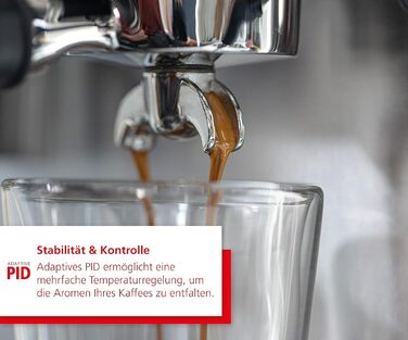 Кавомашина Solis Barista Perfetta Plus V2, напівавтоматична, з капучинатором, програмована, знімний резервуар для води, функції гарячої води та пари, срібляста
