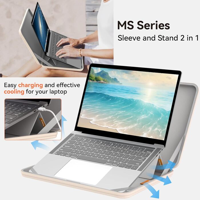 Жорсткий захисний чохол Smatree MS35T для Microsoft Surface Laptop 13.8
