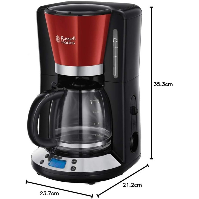 Тостер Russell Hobbs Colours+ нержавіюча сталь, 2 широкі слоти, розморожування, 6 режимів, 1000 Вт