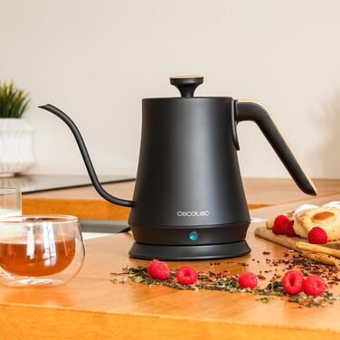 Електрочайник Cecotec Thermosense 500 Schwan, 1 л, 1200 Вт, швидке нагрівання, фільтр від накипу, BPA-free, обертається на 360°, стильний дизайн у формі лебедя