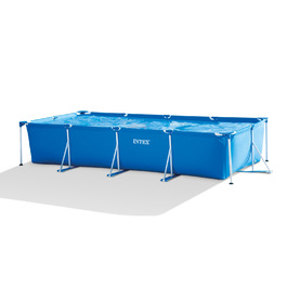 Каркасний прямокутний садовий басейн Intex 450x220x84 см, арт. 28273