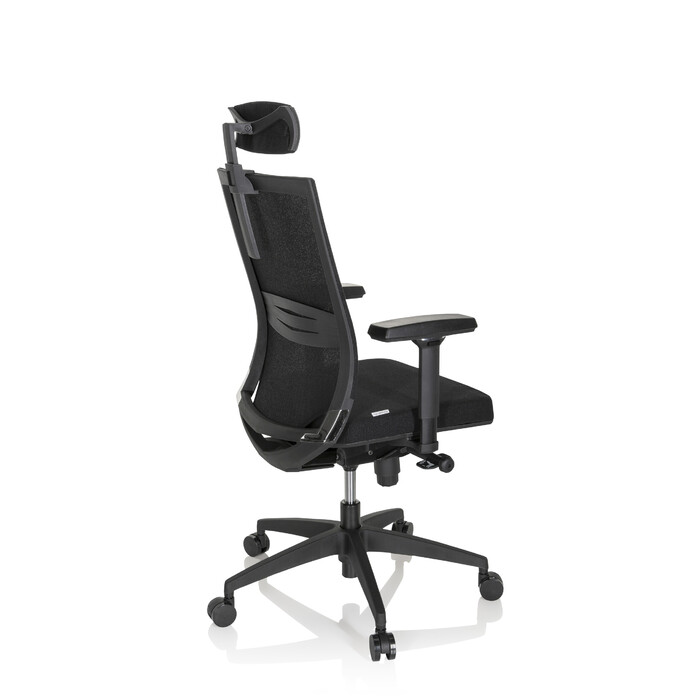 Офісне крісло / Крісло керівника PORTO MAX HIGH I Fabric Black HJH OFFICE