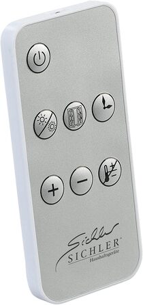 Керамічний електричний обігрівач для стіни Sichler, 2000 Вт, Wi-Fi, LED-дисплей, з пультом та додатком Elesion, білий