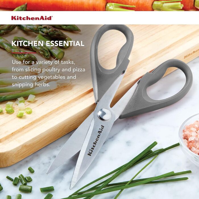 Ножиці кухонні універсальні KitchenAid Red/Black 22.1 см (8.72 дюйми)