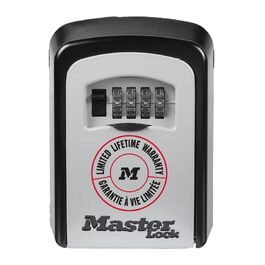 Кейс-сейф для ключів Master Lock Medium з настінним кріпленням для вулиці, металевий захисний бокс (11.9 x 8.5 x 3.6 см)