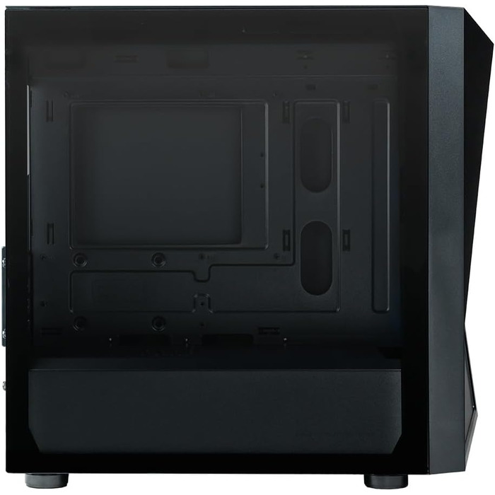 Корпус для ПК Cooler Master CMP 320 Mini-Tower, чорний, Micro-ATX, скляна бічна панель, 2x 120 мм ARGB вентилятори, підтримка різних компонентів, з кришкою для блоку живлення