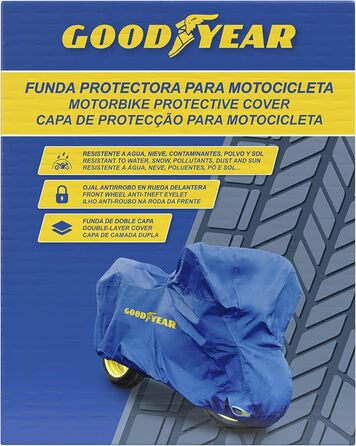 Чохол для мотоцикла Goodyear, розмір M, водонепроникний захист