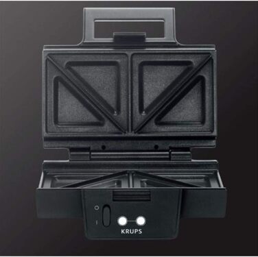 Sandwichmaker Krups FDK451: приготування тостів у формі трикутника, антипригарне покриття, 850 Вт
