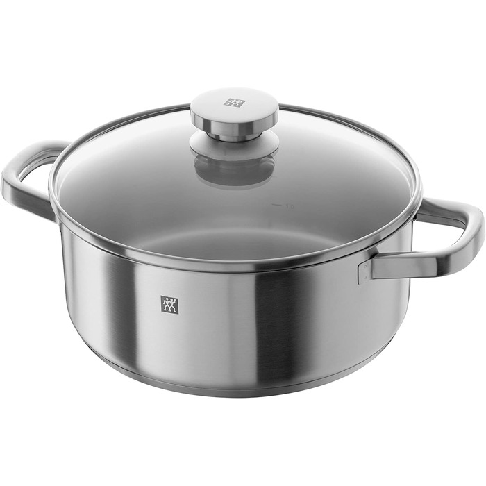 Набір каструль ZWILLING Joy 4 предмети, нержавіюча сталь, з кришками, для індукційних плит