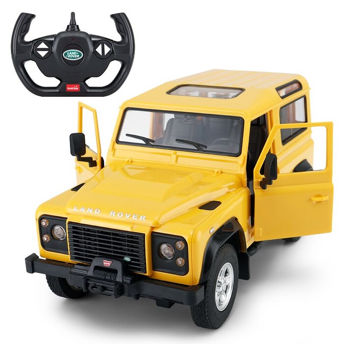 Радіокерована модель Land Rover Defender 1:14 Rastar, жовта