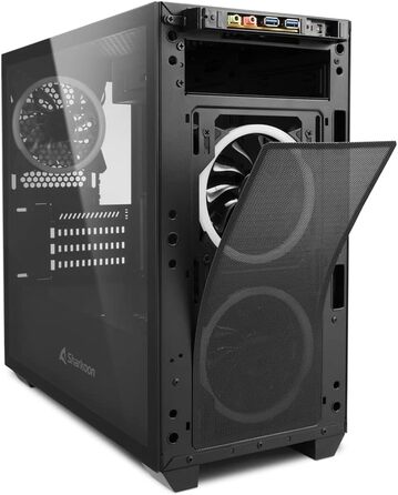 Корпус для ПК Sharkoon V1000 RGB mATX, ігровий з підсвічуванням