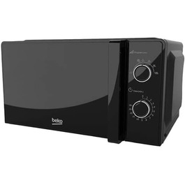Мікрохвильова піч Beko MOC20100BFB, 20 л, 700 Вт, 5 режимів, розморожування та підігрів, механічне керування, чорна