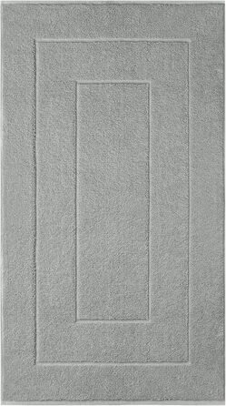 Килимок для ванної Lashuma London, фротте, сірий, 50x80 см, тонкий