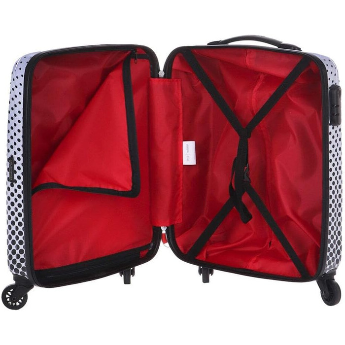 Дитяча валіза American Tourister Disney Legends Spinner S, 55 см, 36 л, багатоколірна (Mickey Mouse Polka Dot)