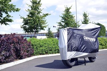 Водонепроникний захисний чохол для мотоцикла Oxford Aquatex Outdoor, чорно-сірий, розмір L